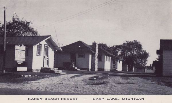 Sandy Beach Resort Carp Lake (newer photo)